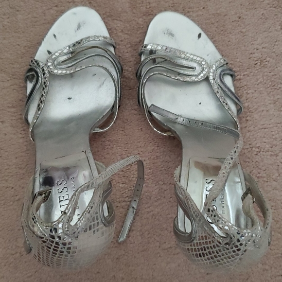 Smallville set silver python heels - Picture 6 of 6